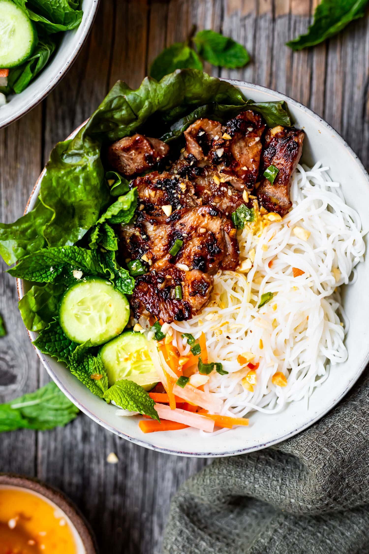 Vermicelli with BBQ Pork